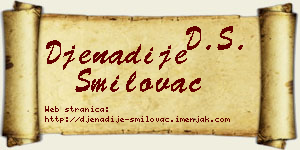 Đenadije Smilovac vizit kartica